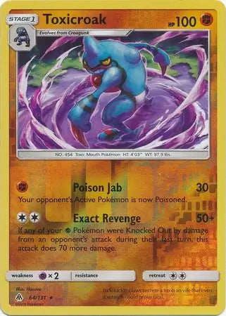 Forbidden Light Toxicroak #64/131 reverse holo